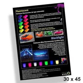 Poster 30x45cm Vernici Fluorescenti