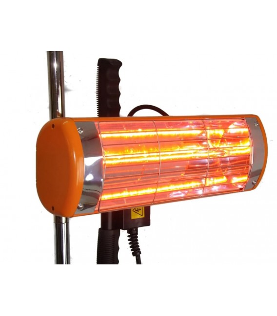 Lampada portatile a raggi infrarossi da 1kW per l'asciugatura della vernice della carrozzeria