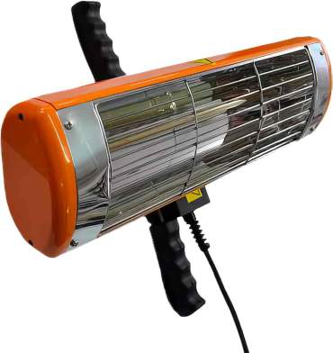 Lampada portatile a raggi infrarossi da 1kW per l'asciugatura della vernice della carrozzeria