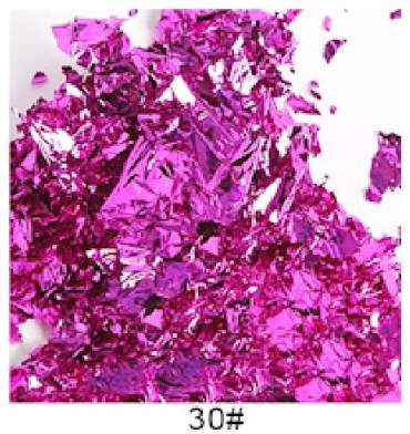 Foglie metallizzate in flacone– 10 colori x 5 grammi