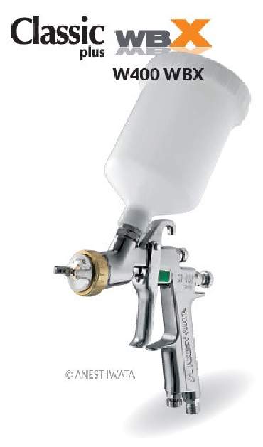 COFANETTO 2 Pistole IWATA - W-400 BELLARIA+W-400 WBX