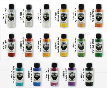 vernici metallizzate e perlate per modellismo RC su lexan HIKARI R/C