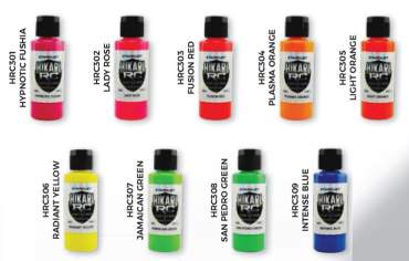 Vernice Fluo per modellismo RC e lexan – 9 Colori HIKARI R/C