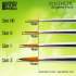 Pennello sintetico per modellazione pittura e stampa 3D gamma GREEN SERIES