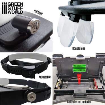 Lenti d'ingrandimento per modellismo e lavori di precisione