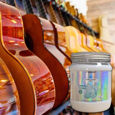 Trasparente per chitarra poliuretanico 2k, nitrocellulosico, acrilico