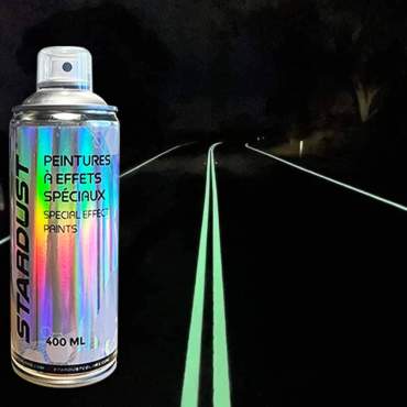 Vernice fosforescente per strade e piste ciclabili