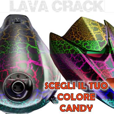 Kit completo di vernice Lava Crack per moto – colore a scelta