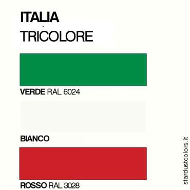 Vernici verdi bianche rosse della bandiera italiana – spray o aerografo
