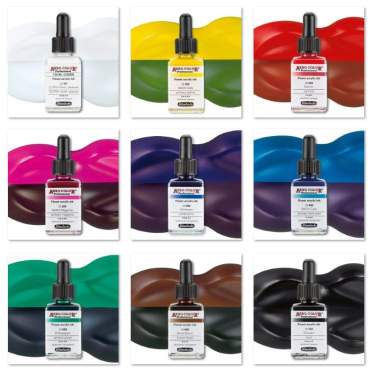 Set 9 colori di base Aero Color – assortimento d’inchiostri Schmincke