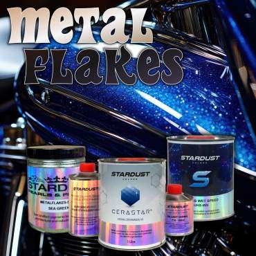 Kit di vernice moto con effetto scintillante