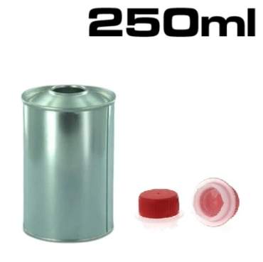 Barattoli cilindrici in metallo per vernici 150ml-250ml-500ml-1L