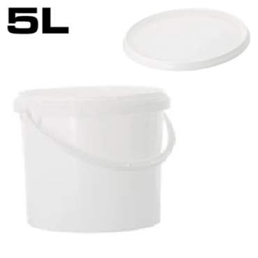 Vasi in plastica da 100 ml a 5 litri con coperchio