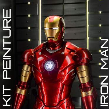 Kit di verniciatura per dipingere IRON MAN in rosso e oro – Spray o aerografo