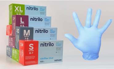 Guanti monouso in nitrile (x100)