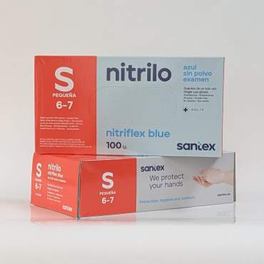 Guanti monouso in nitrile (x100)