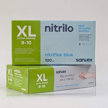 Guanti monouso in nitrile (x100)