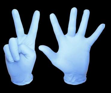 Guanti monouso in nitrile (x100)