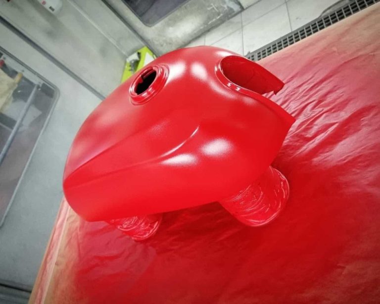 vernice moto base rossa yamaha XV1000