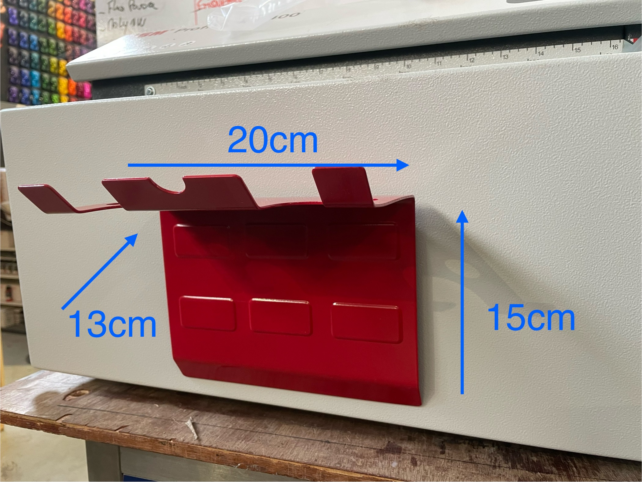 Supporto magnetico per pistola per verniciatura del corpo